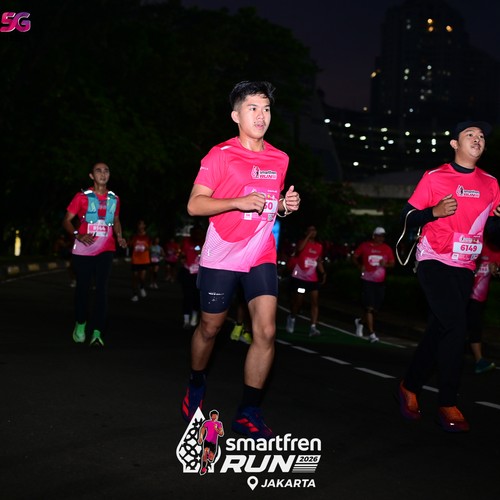 Race photo from SMARTFREN RUN 2026