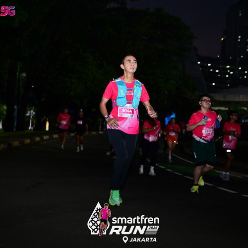 Race photo from SMARTFREN RUN 2026