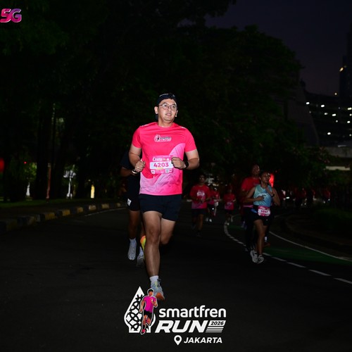 Race photo from SMARTFREN RUN 2026
