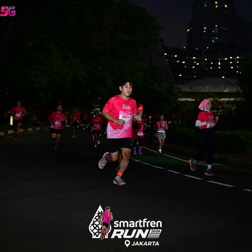 Race photo from SMARTFREN RUN 2026