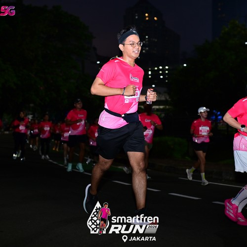 Race photo from SMARTFREN RUN 2026