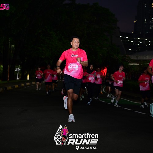 Race photo from SMARTFREN RUN 2026