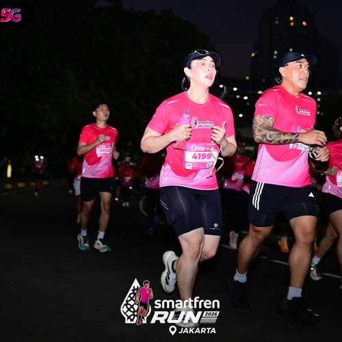 Race photo from SMARTFREN RUN 2026