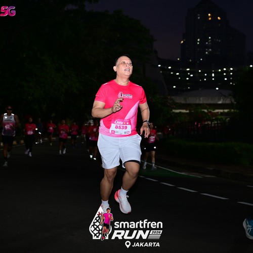 Race photo from SMARTFREN RUN 2026