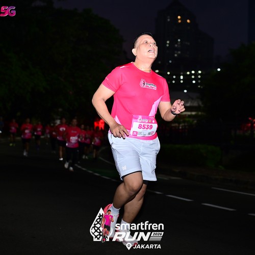 Race photo from SMARTFREN RUN 2026