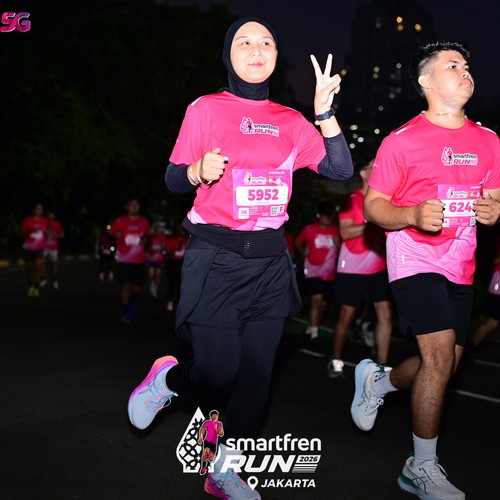 Race photo from SMARTFREN RUN 2026
