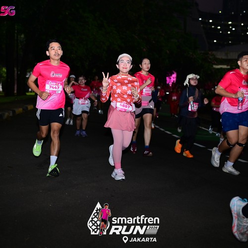 Race photo from SMARTFREN RUN 2026