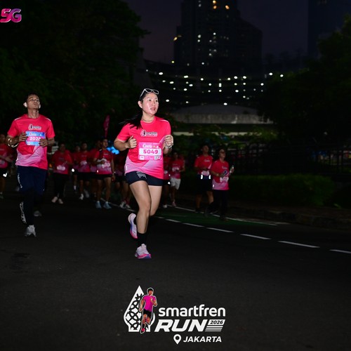 Race photo from SMARTFREN RUN 2026