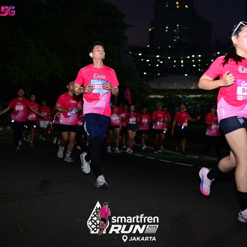 Race photo from SMARTFREN RUN 2026