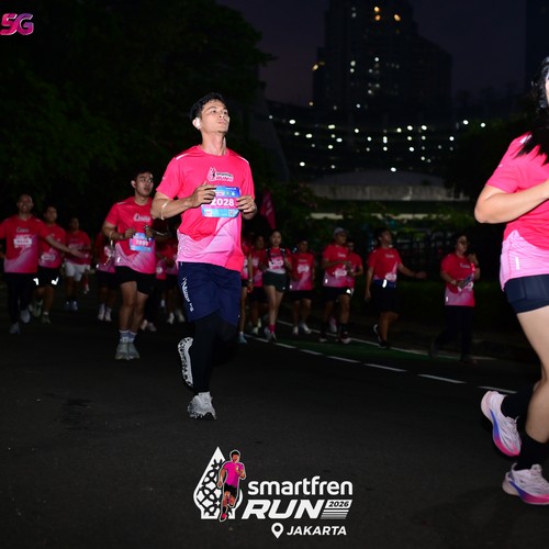 Race photo from SMARTFREN RUN 2026