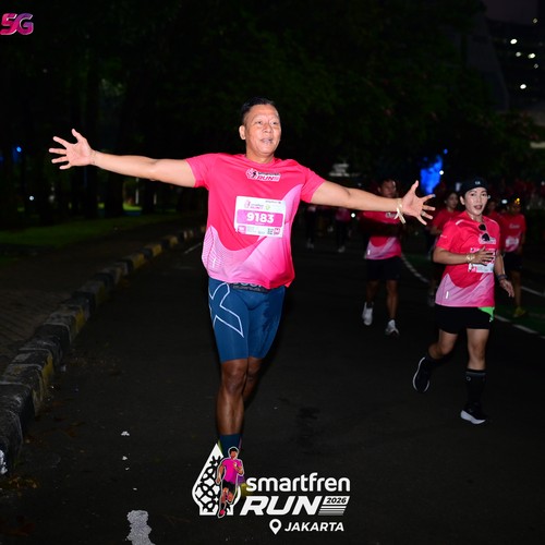 Race photo from SMARTFREN RUN 2026