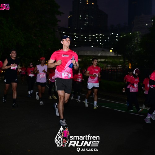 Race photo from SMARTFREN RUN 2026