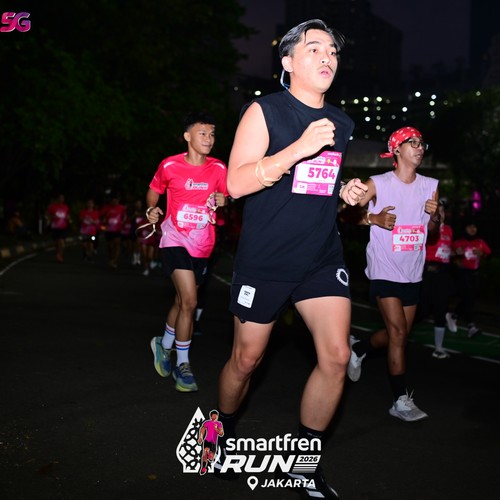 Race photo from SMARTFREN RUN 2026