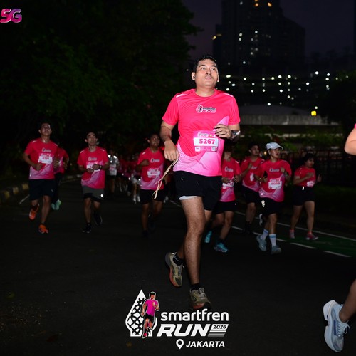 Race photo from SMARTFREN RUN 2026