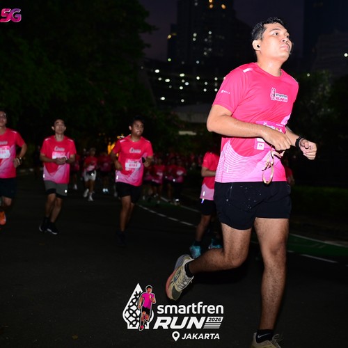 Race photo from SMARTFREN RUN 2026