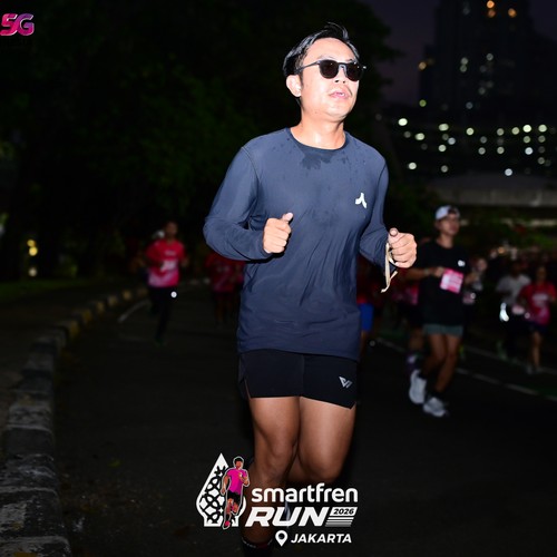 Race photo from SMARTFREN RUN 2026