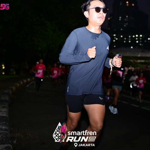 Race photo from SMARTFREN RUN 2026