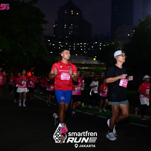 Race photo from SMARTFREN RUN 2026