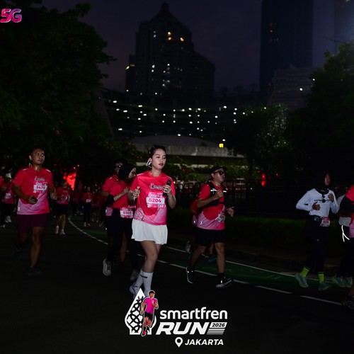 Race photo from SMARTFREN RUN 2026