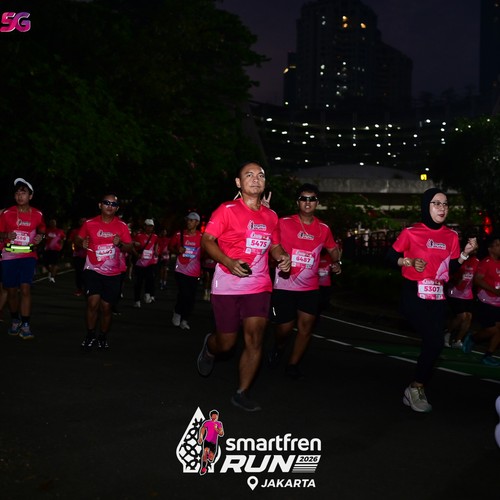Race photo from SMARTFREN RUN 2026