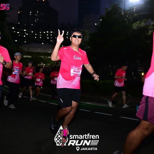 Race photo from SMARTFREN RUN 2026