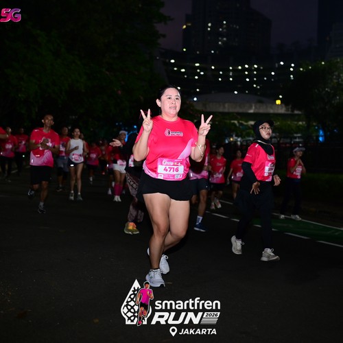 Race photo from SMARTFREN RUN 2026