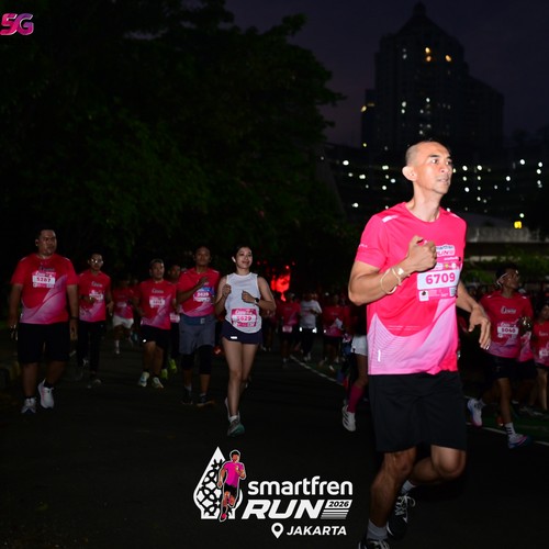 Race photo from SMARTFREN RUN 2026
