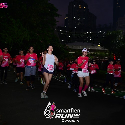 Race photo from SMARTFREN RUN 2026