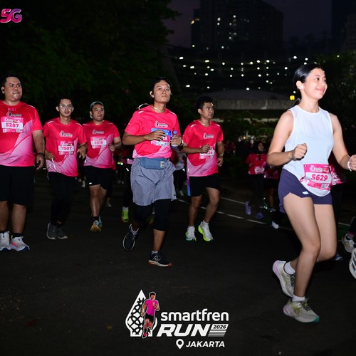 Race photo from SMARTFREN RUN 2026