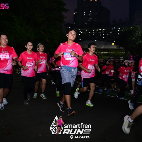 Race photo from SMARTFREN RUN 2026