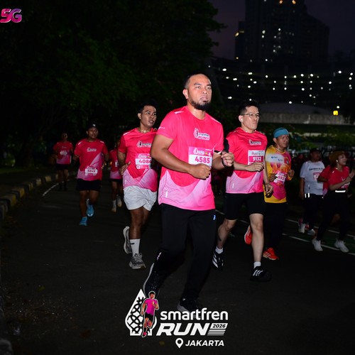 Race photo from SMARTFREN RUN 2026