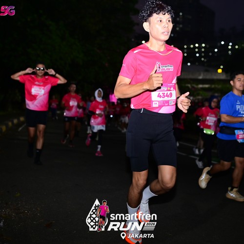 Race photo from SMARTFREN RUN 2026
