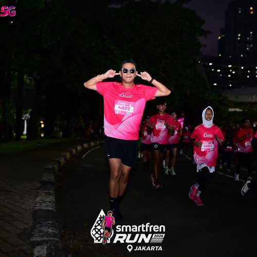Race photo from SMARTFREN RUN 2026