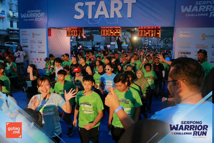 Race photo from SERPONG WARRIOR CHALLENGE RUN