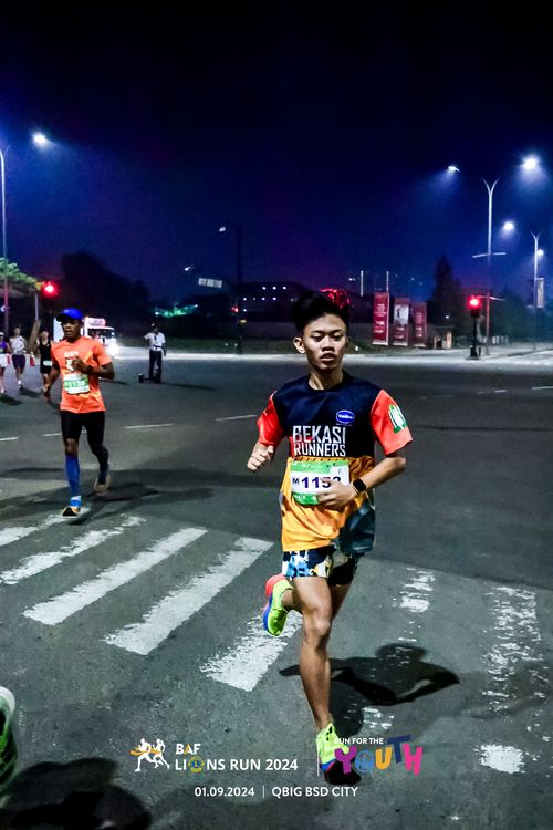 Race photo from BAF LIONS RUN 2024