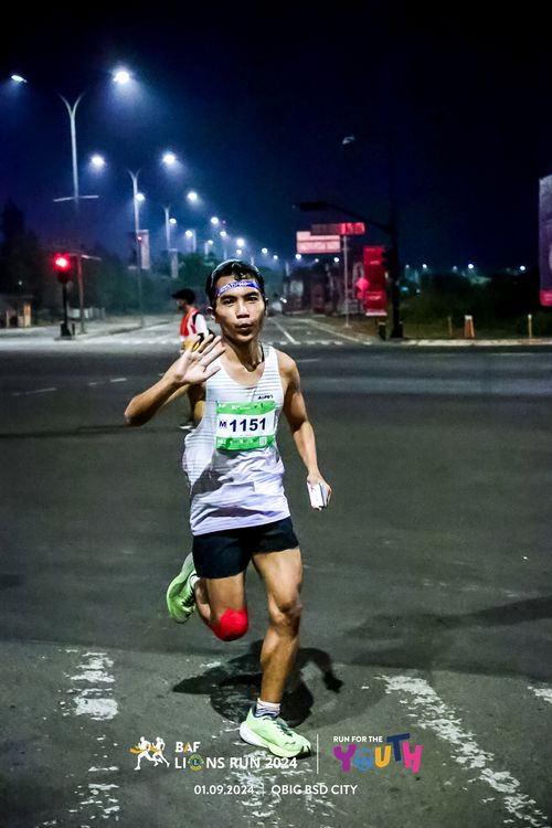 Race photo from BAF LIONS RUN 2024