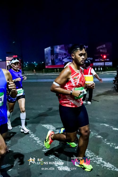Race photo from BAF LIONS RUN 2024
