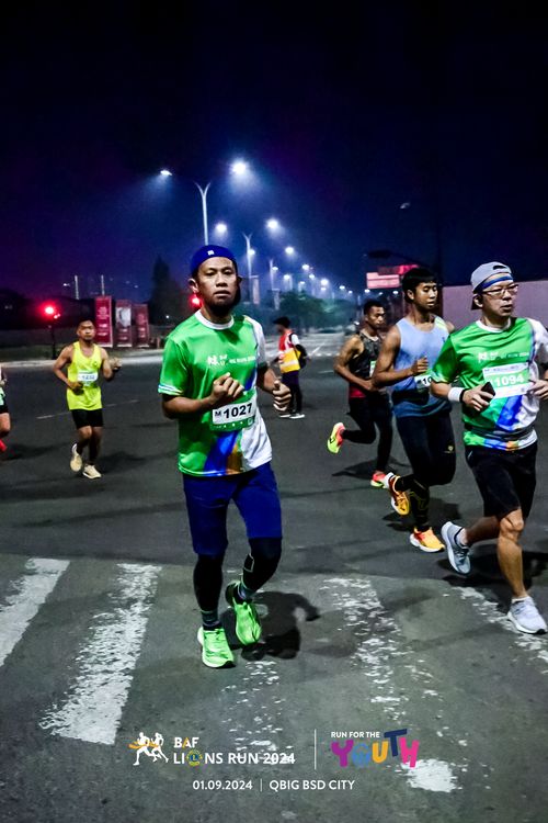 Race photo from BAF LIONS RUN 2024