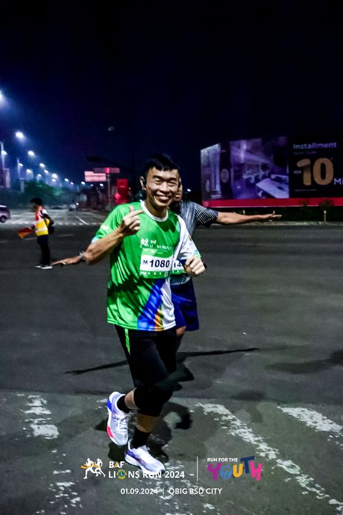 Race photo from BAF LIONS RUN 2024