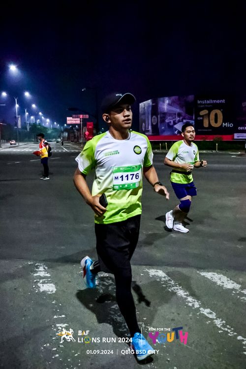 Race photo from BAF LIONS RUN 2024