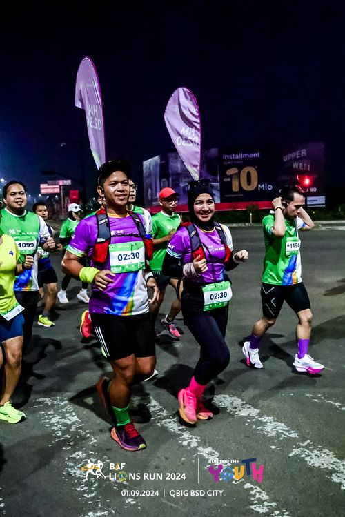 Race photo from BAF LIONS RUN 2024