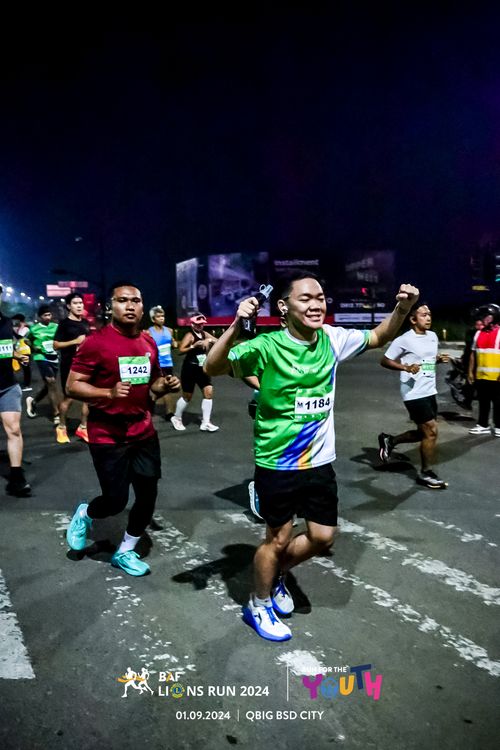 Race photo from BAF LIONS RUN 2024