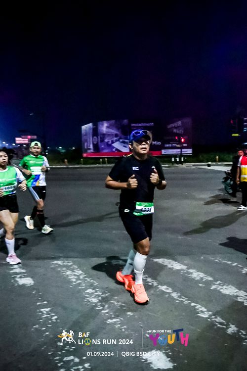 Race photo from BAF LIONS RUN 2024