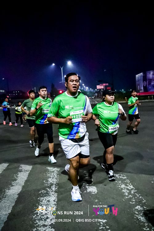 Race photo from BAF LIONS RUN 2024