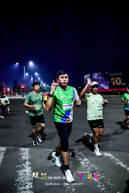 Race photo from BAF LIONS RUN 2024
