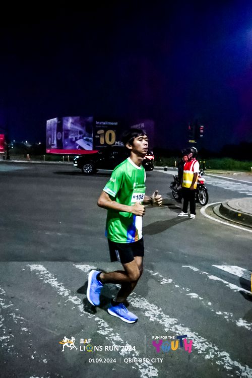 Race photo from BAF LIONS RUN 2024