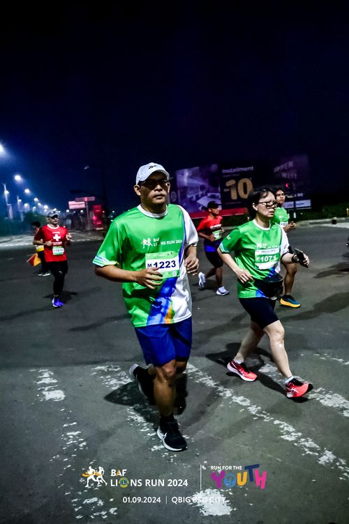 Race photo from BAF LIONS RUN 2024