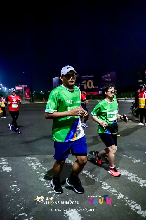 Race photo from BAF LIONS RUN 2024
