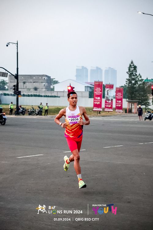Race photo from BAF LIONS RUN 2024