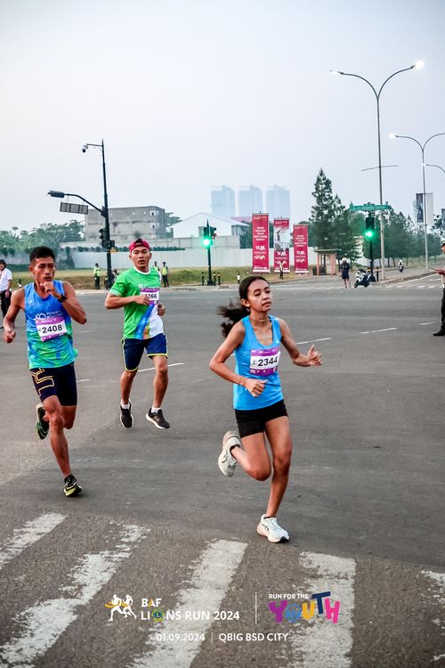 Race photo from BAF LIONS RUN 2024